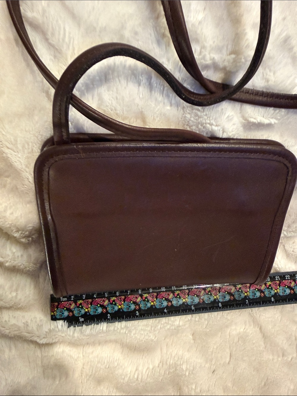 Coach Dark Brown Leather Messenger Crossbody - Picture 3 of 7